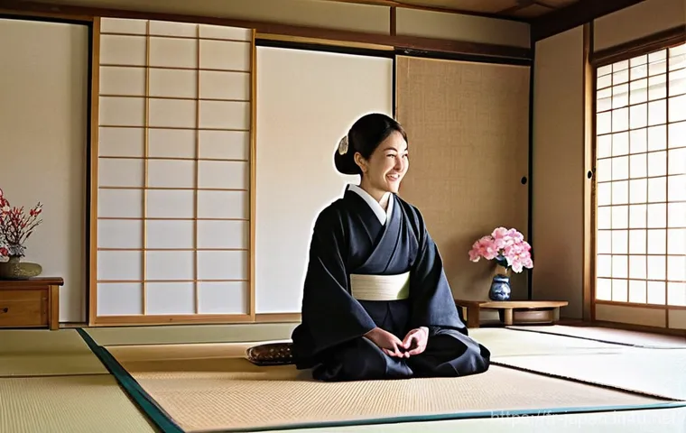 일본어 존댓말 사용법 - **Prompt:** A cozy and well-lit Japanese cafe scene, illustrating the concept of `Teineigo` (polite ...