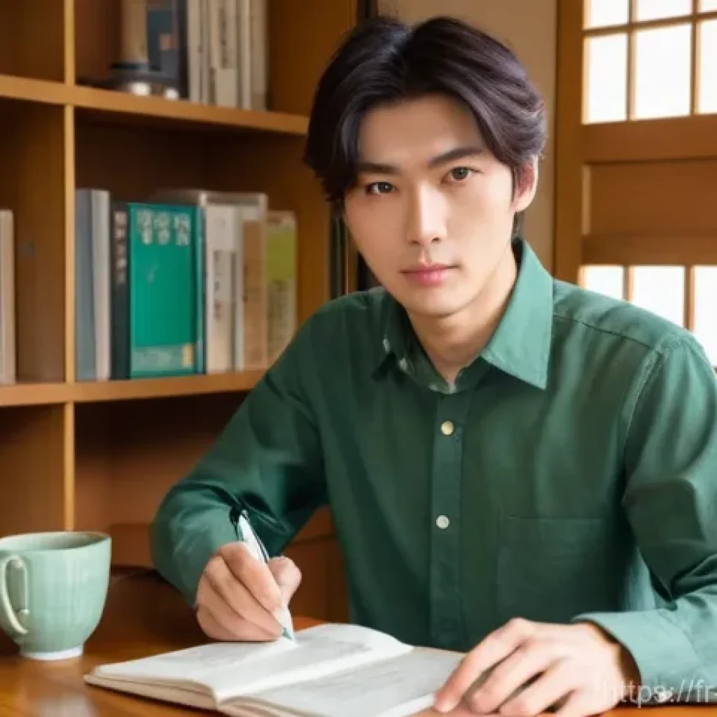 일본 내 운전면허 취득 방법 - **"A diligent French expatriate, late 20s, with short brown hair, wearing a casual but neat long-sle...